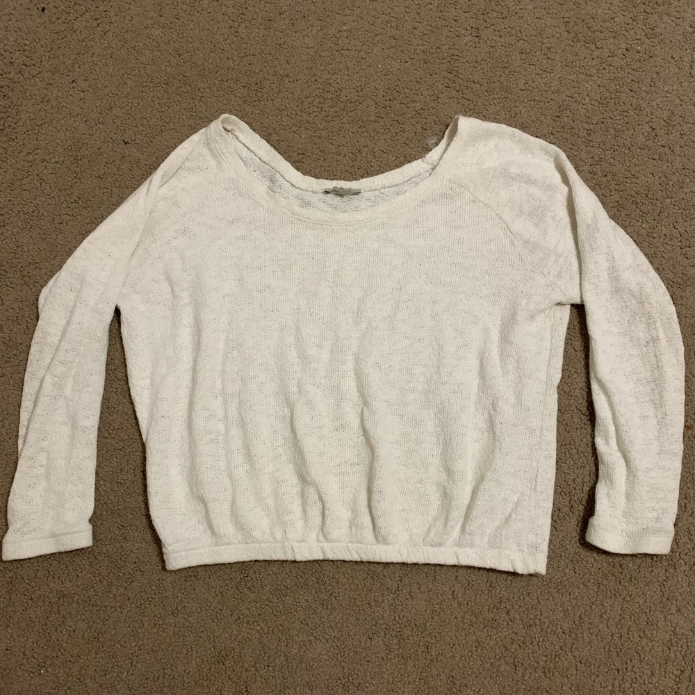 Zara Trafaluc white sweater